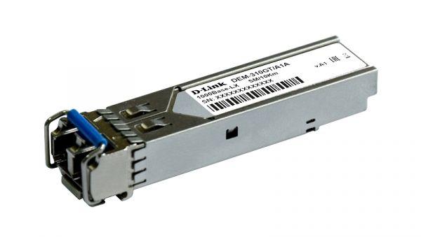 DEM-310GT SFP-трансивер с 1 портом 1000Base-LX для одномодового оптического кабеля (до 10 км)