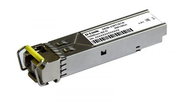 DEM-330T WDM SFP-трансивер с 1 портом 1000Base-BX-D (Tx:1550 нм