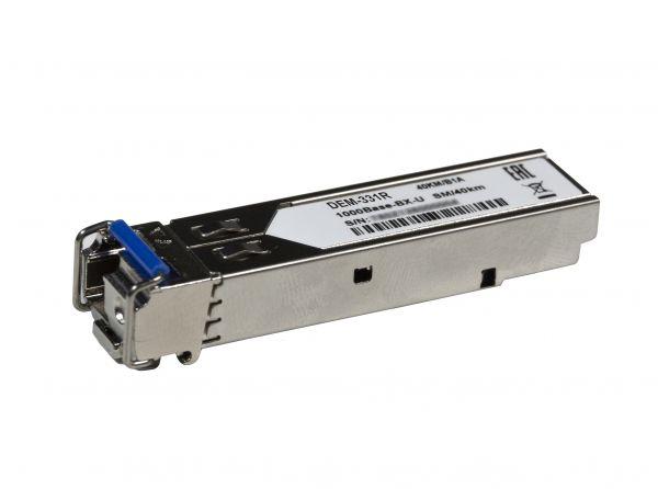 DEM-331R WDM SFP-трансивер с 1 портом 1000Base-BX-U (Tx:1310 нм