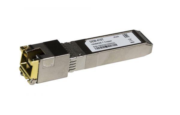 DEM-410T Трансивер SFP+ с 1 портом 10GBase-T (до 30 м)