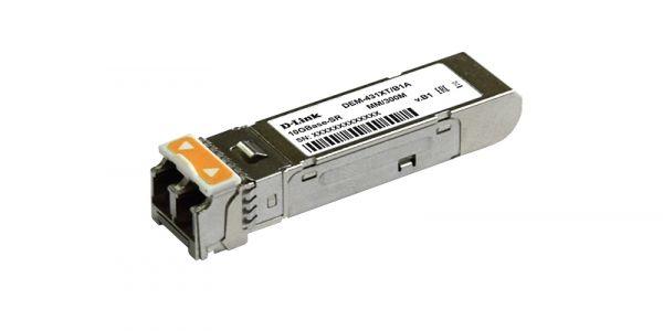 DEM-431XT Трансивер SFP+ с 1 портом 10GBase-SR для многомодового оптического кабеля (до 300 м)