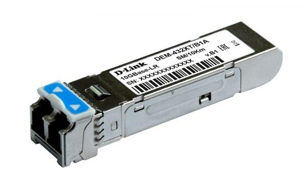 DEM-432XT Трансивер SFP+ с 1 портом 10GBase-LR для одномодового оптического кабеля (до 10 км)