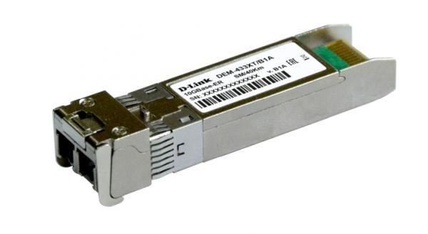 DEM-433XT Трансивер SFP+ с 1 портом 10GBase-ER для одномодового оптического кабеля (до 40 км)