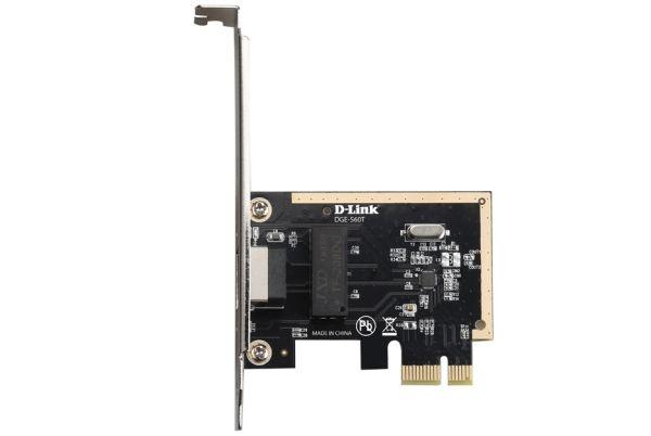 DGE-560T Сетевой PCI Express адаптер с 1 портом 10/100/1000Base-T