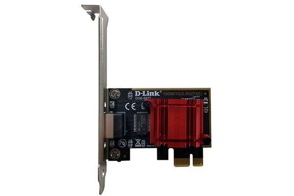 DGE-562T Сетевой PCI Express адаптер с 1 портом 100/1000/2.5GBase-T