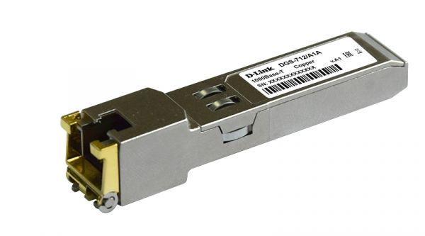 DGS-712 SFP-трансивер с 1 портом 1000Base-T (до 100 м)