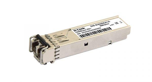 DIS-S302SX Промышленный SFP-трансивер с 1 портом 1000Base-SX+ для многомодового оптического кабеля (до 2 км)