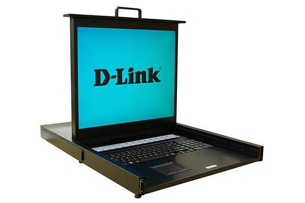 DKVM-IP16LCD 16-портовый переключатель KVM-over-IP с портами VGA