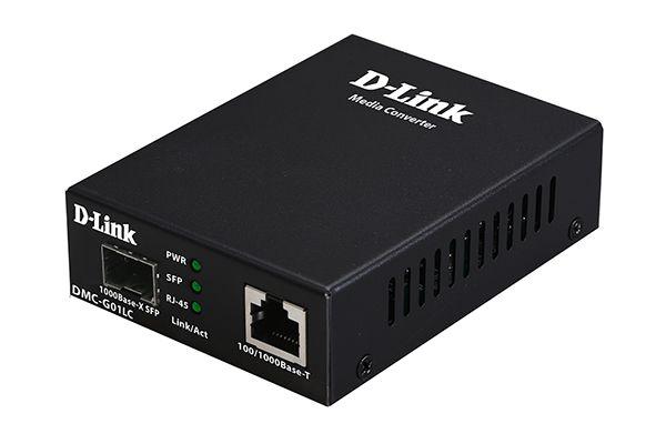 DMC-G01LC Медиаконвертер с 1 портом 100/1000Base-T и 1 портом 1000Base-X SFP