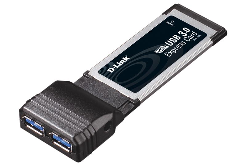 DUB-1320 Адаптер с 2 портами USB 3.0 / ExpressCard