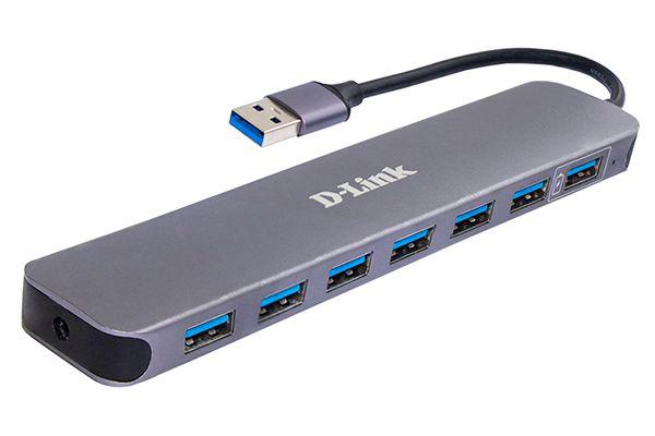 DUB-1370 Концентратор с 7 портами USB 3.0 (1 порт с поддержкой режима быстрой зарядки)