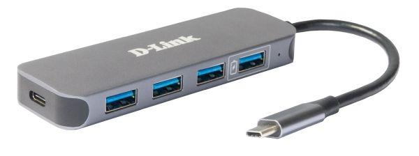 DUB-2340 Концентратор с 4 портами USB 3.0 (1 порт с поддержкой режима быстрой зарядки)