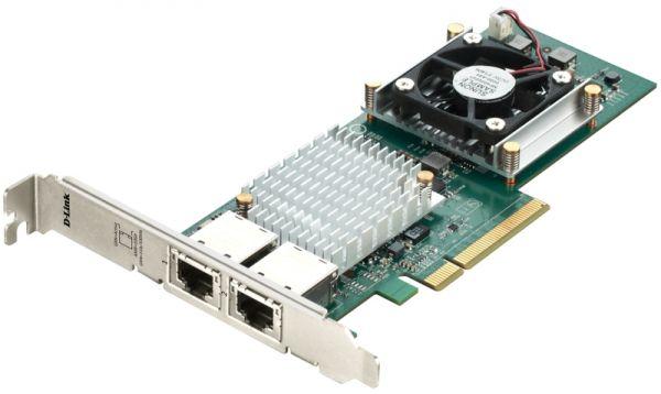 DXE-820T Сетевой PCI Express адаптер с 2 портами 10GBase-T