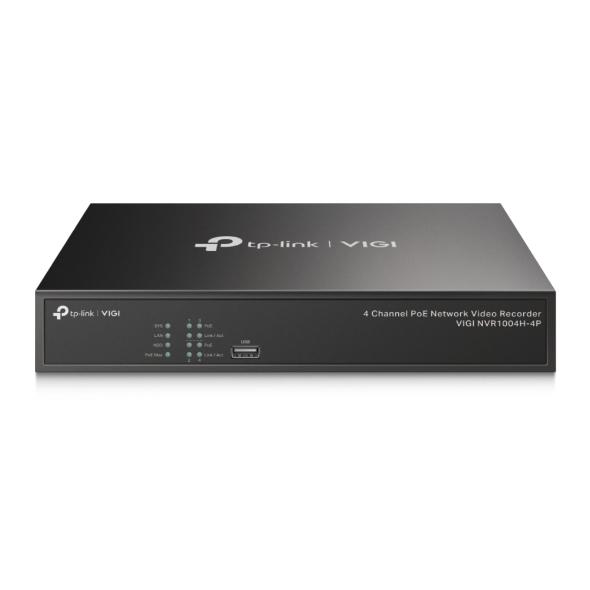 VIGI NVR1004H-4P 4-канальный сетевой видеорегистратор с поддержкой PoE+