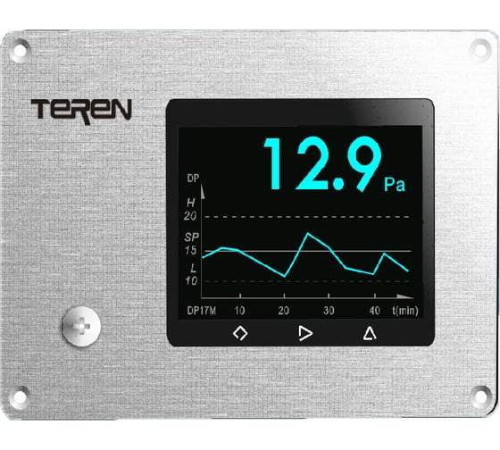 Индикатор перепада давления для скрытого монтажа uint/датчик 0-1000Pa с пробоотборным винтом Teren DP17M511