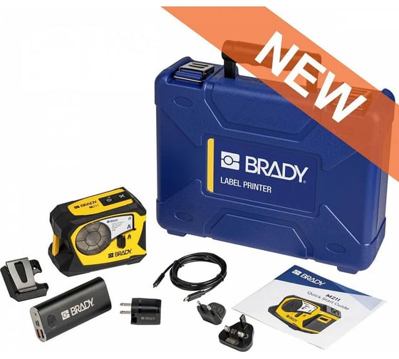 Портативный принтер BRADY M211-KIT-EU-UK-US комплект M211 в жестком кейсе