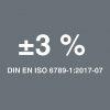 погрешность ± 3%