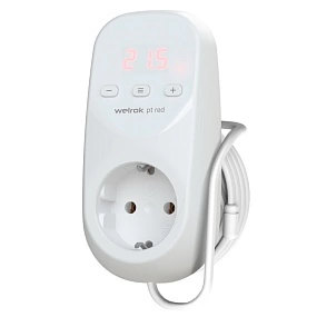 termoreguljator welrok pt 2m red v rozetku dlja jelektricheskih obogrevatelej 4660251140427