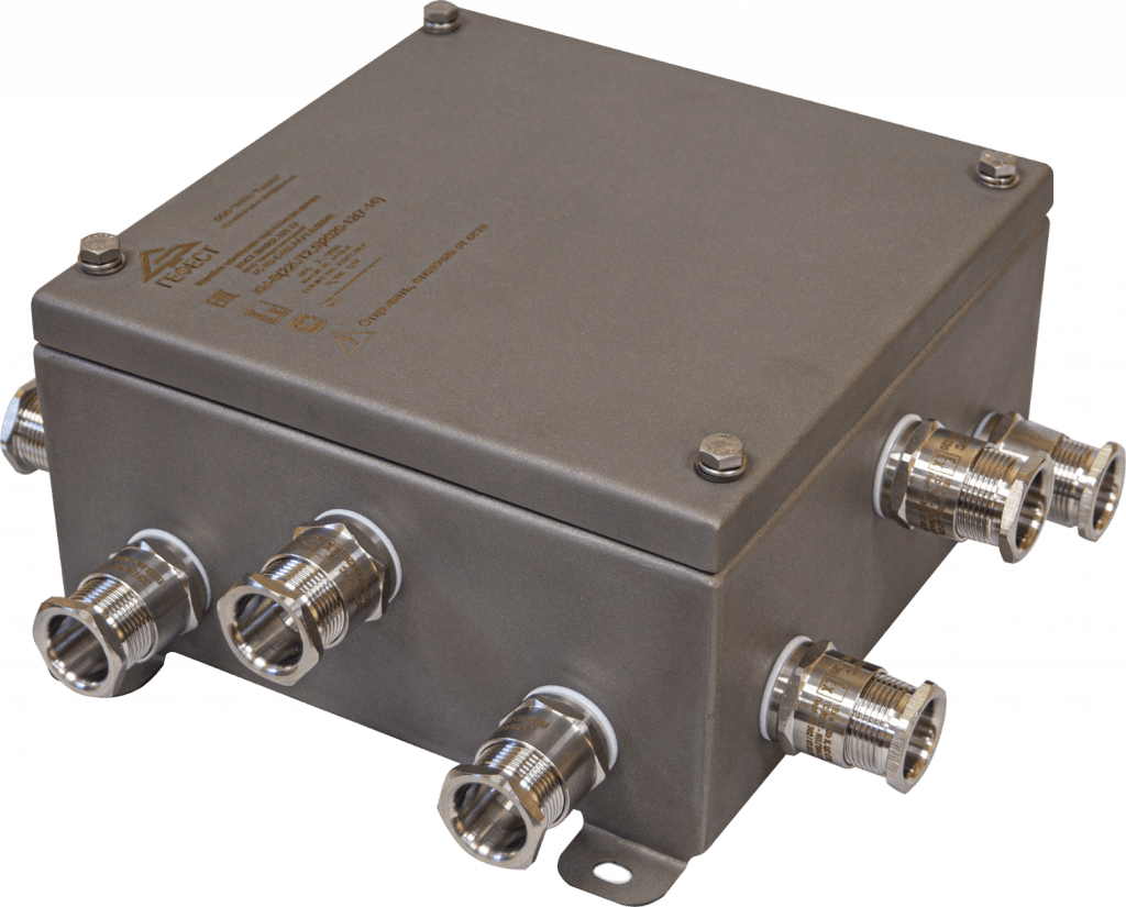 Коробки монтажные взрывозащищенные КМ-В (12к) IP66 2020, Гефест 1 Коробки монтажные взрывозащищенные КМ-В (12к) IP66 2020