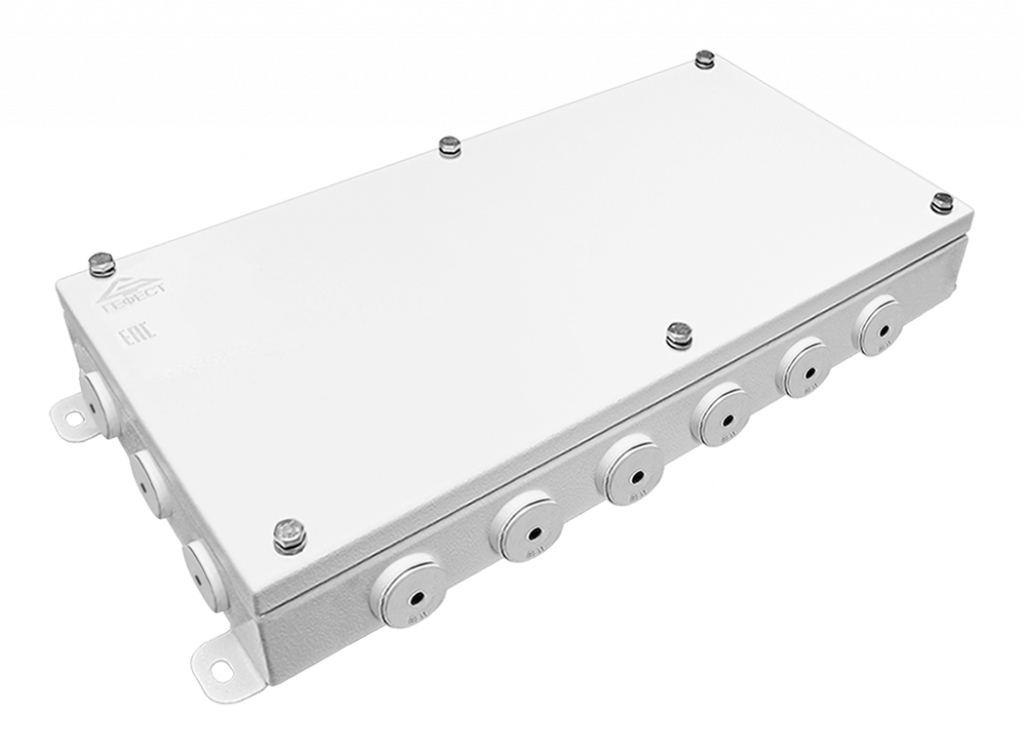 Коробки монтажные КМ IP66(Р) 2040 18 вводов (8-13), Гефест 1 Коробки монтажные КМ IP66(Р) 2040 18 вводов (8-13)