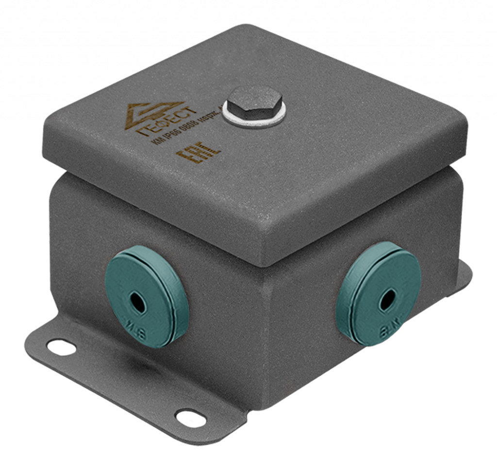 Коробки монтажные КМ IP66(Р) 0808 4 ввода (8-13)  из нержавеющей стали