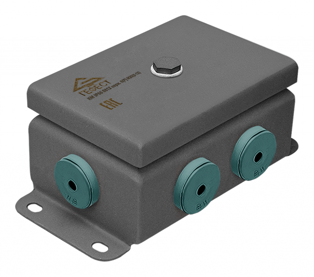 Коробки монтажные КМ IP66(Р) 0812 6 вводов (8-13)  из нержавеющей стали