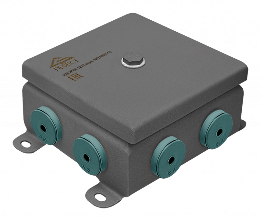 Коробки монтажные КМ IP66(Р) 1212 8 вводов (8-13)  из нержавеющей стали