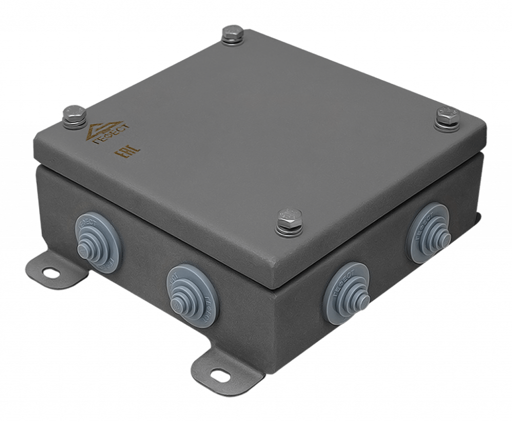 Коробки монтажные IP55 1515 из нержавеющей стали, Гефест 1 Коробки монтажные IP55 1515 из нержавеющей стали