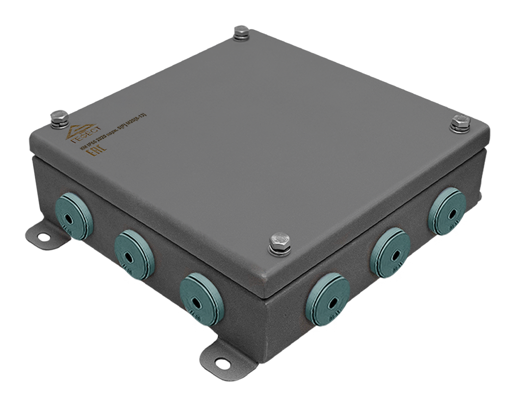 Коробки монтажные КМ IP66(Р) 2020 12 вводов (8-13)  из нержавеющей стали