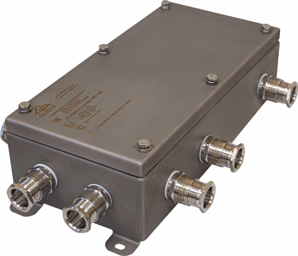 Коробки монтажные взрывозащищенные КМ-В (10к) IP66 1530, Гефест 1 Коробки монтажные взрывозащищенные КМ-В (10к) IP66 1530