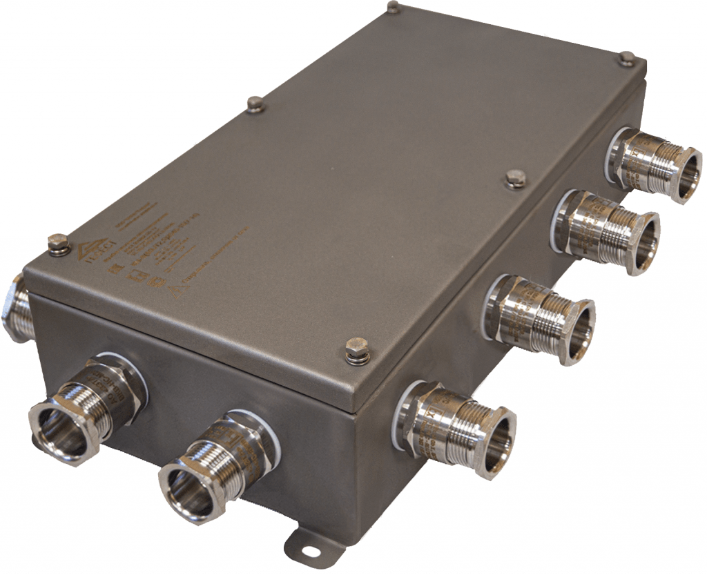Коробки взрывозащищенные огнестойкие КМ-ВО (12к) IP66 2040