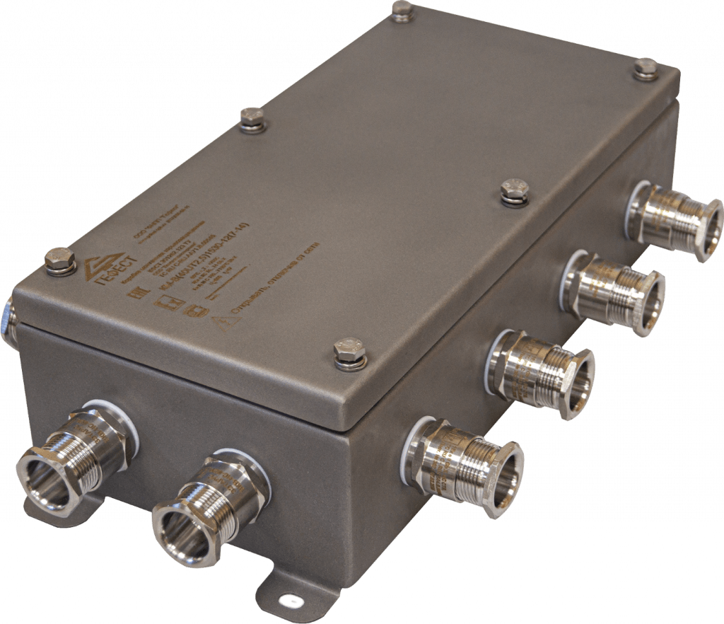 Коробки монтажные взрывозащищенные КМ-В (12к) IP66 1530, Гефест 1 Коробки монтажные взрывозащищенные КМ-В (12к) IP66 1530