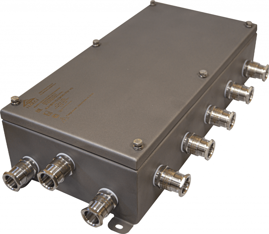 Коробки монтажные взрывозащищенные КМ-В (22к) IP66 2040, Гефест 1 Коробки монтажные взрывозащищенные КМ-В (22к) IP66 2040