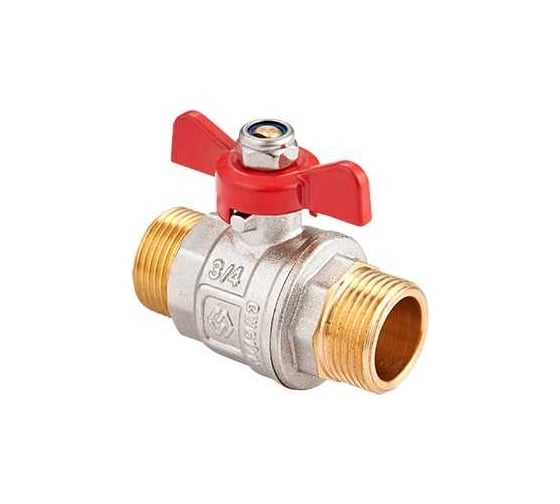 Шаровой полнопроходной кран 3/4" нар-нар