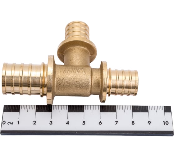 Аксиальный переходной тройник 25x20x20, латунь, MVI, SF.441.060505 4 149208230