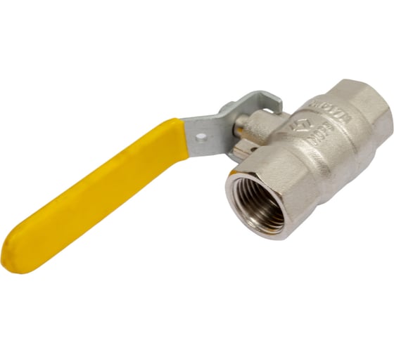 Шаровой кран газовый, полнопроходной 1/2" внутренняя-внутренняя, ручка рычаг, MVI, BV.811.04 3 BV.811.04