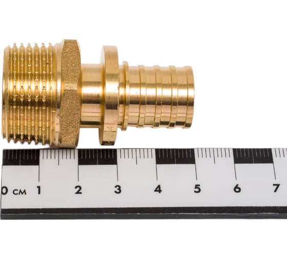 Аксиальный переходник с наружной резьбой 20x3/4", латунь, MVI, SF.420.0505 4 167641841