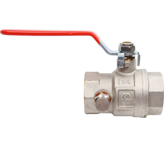 Шаровой кран с дренажем и воздухоотводчиком