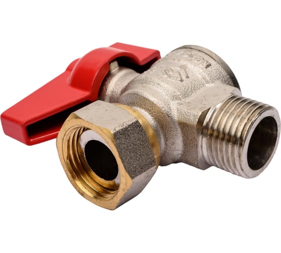 Шаровой кран полнопроходной, угловой с накидной гайкой 1/2", внутренняя-наружная, MVI, BV.533.04 5 170877641