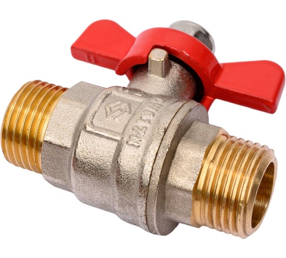 Шаровой кран полнопроходной 1/2" наружная-наружная, бабочка, MVI, BV.515.04 4 170879321