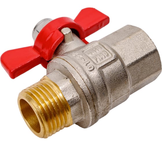 Шаровой кран бабочка ДУ15