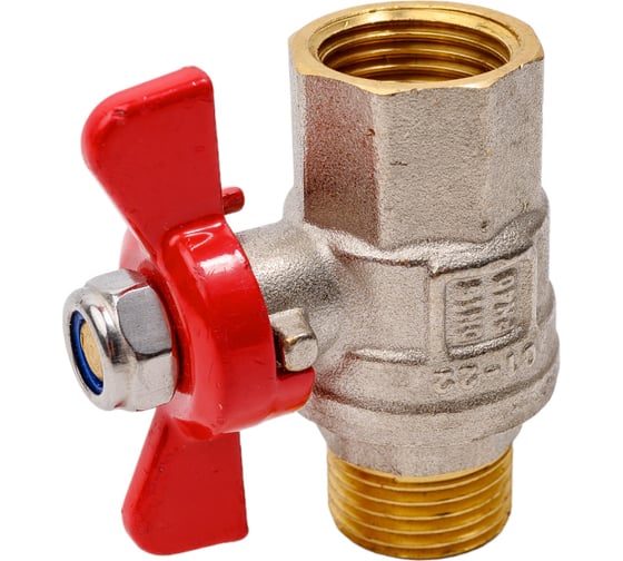 Шаровой кран бабочка ДУ15, 1/2" ВН/НАР, MVI, BV.514.04 3 170925593