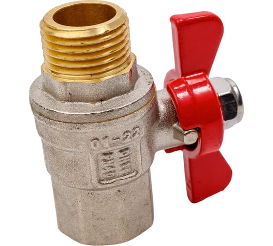 Шаровой кран бабочка ДУ15, 1/2" ВН/НАР, MVI, BV.514.04 4 170925599