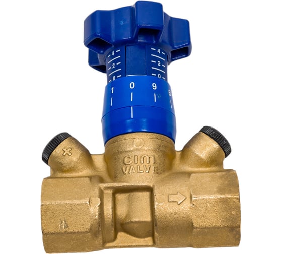 Балансировочный клапан pn25 ду20 (3/4")