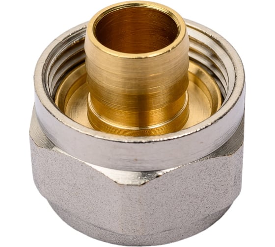 Коллекторный обжимной соединитель 3/4" евроконус для PEX и МП трубы 20, латунь, MVI, MC40605 4 171060689