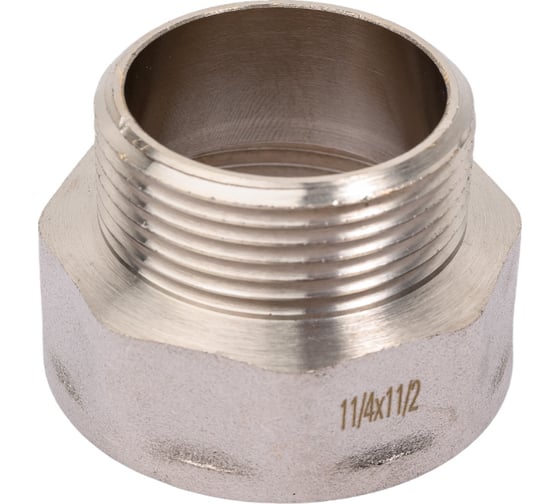 Переходник внутренняя-наружная резьба 1 1/2"ВРх1 1/4"НР