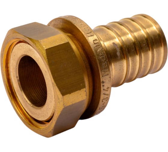 Аксиальный переходник с накидной гайкой 25x3/4"