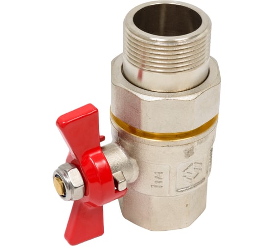 Шаровой кран со сгоном американка, бабочка ВН/НАР ДУ 32, 1 1/4", MVI, BV.520.07 4 172150696