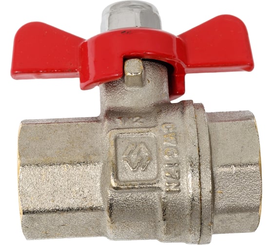 Шаровой кран бабочка ДУ15