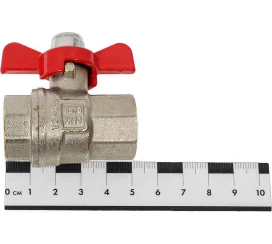 Шаровой кран бабочка ДУ15, 1/2" ВН/ВН, MVI, BV.513.04 4 178443729